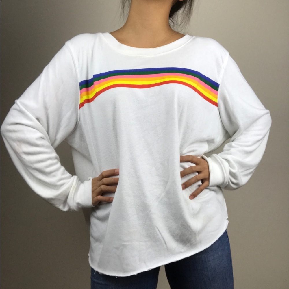 Cute rainbow sweater!! - Picture 3 of 8